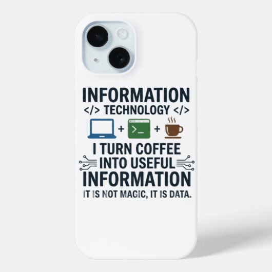 楽しいコンピュータサイエンスTシャツ - Eat Sleep Code Re Case-Mate iPhoneケース (裏面)