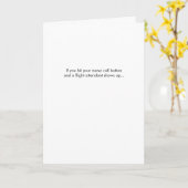 楽しいコールボタンお見舞いカード カード (黄色い花)