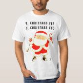 楽しいゴルフクリスマス Tシャツ (正面)