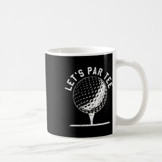 楽しいゴルフプレーヤーのギフトの「パー」のTシャツ コーヒーマグカップ