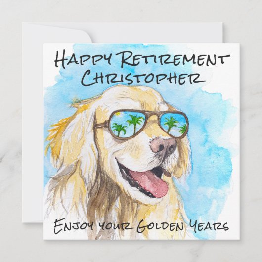 楽しいゴールデンイヤーズ 面白いジョーク 幸せな引退 シーズンカード (正面)