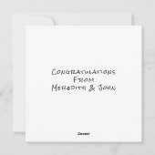 楽しいゴールデンイヤーズ 面白いジョーク 幸せな引退 シーズンカード (裏面)