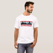 楽しいサイクリングの引退 - 自転車博士 Tシャツ (正面フル)