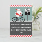 楽しいサイクリングクリスマス シーズンカード (スタンド正面)
