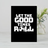 楽しいサッカータイム 箔招待状 (立ち正面)