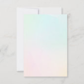 楽しいサマアイスクリームフォトバースデーパーティー サンキューカード (裏面)