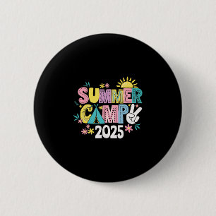 楽しいサマーキャンプ 2025 夏休み マッチング ファ 缶バッジ