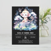 楽しいサル誕生日 招待状 (スタンド正面)