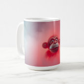 楽しいサル コーヒーマグカップ (正面左)