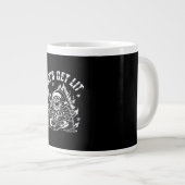 楽しいサンタがLet's Get Lit クラシック ジャンボコーヒーマグカップ (正面右)
