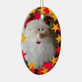 楽しいサンタのクリスマスのオーナメント セラミックオーナメント (右)