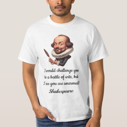 楽しいシェイクスピアTシャツ Tシャツ (正面)