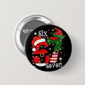 楽しいシックスセブン 67 ミーム 6 7 妖精 サンタ クリスマスパジャマ 缶バッジ (正面&裏面)