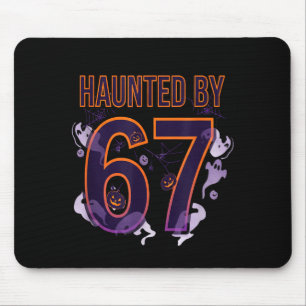 楽しいシックスセブン 6 7 ミームデザイン カップルハロウィン マウスパッド