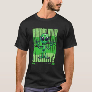 楽しいジェン・アルファスラング シグマ宇宙人UFOの楽しみ Tシャツ