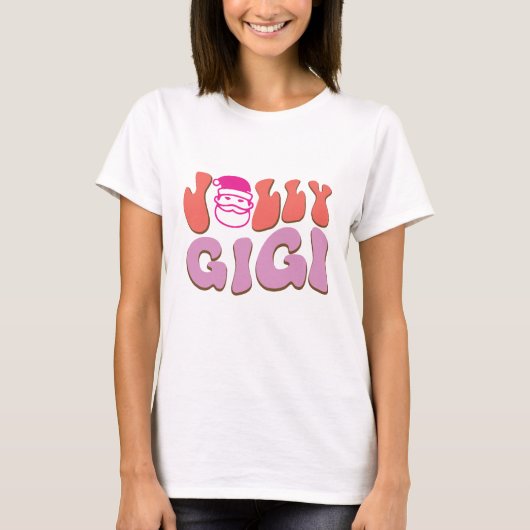 楽しいジジ - クリスマス Tシャツ (正面)