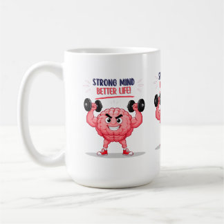 楽しいジム 脳 キャラクター 精神力 引用 デ コーヒーマグカップ