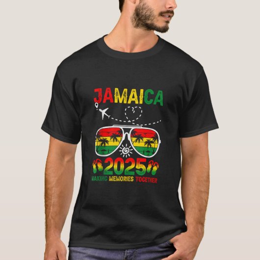 楽しいジャマイカ 2025 一緒に夏の思い出作り Tシャツ (正面)
