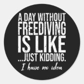 楽しいスおもしろいポーツギフト ラウンドシール (正面)