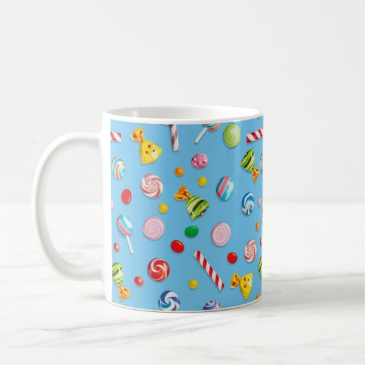 楽しいスイーツの盛り合わせ コーヒーマグカップ (左)