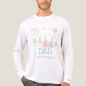 楽しいスイート3歳の誕生日お父さん  トライブレンドＴシャツ (正面)