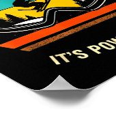 楽しいスキー - 起きて! パウダー スノーだ! スキー ポスター (角)