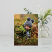 楽しいスクリプト ハッピーフォト ホイル ホリデー ポストカード (立ち正面)