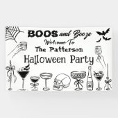 楽しいスケッチのハロウィンパーティーウェルカム 横断幕 (横)