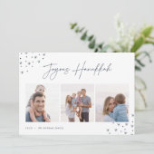 楽しいスケッチ | Hanukkahフォトコラージュ シーズンカード (スタンド正面)