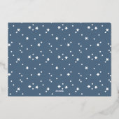 楽しいスケッチ | Hanukkahフォトコラージュ 箔シーズンカード (裏面)