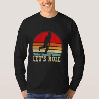 楽しいスケートボード Let's Roll スケボ好き_1 Tシャツ