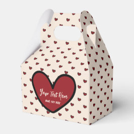 楽しいスタイリスト スイートハートパーティー用品テンプレート フェイバーボックス