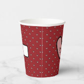 楽しいスタイリスト スイートハートパーティー用品テンプレート 紙コップ (右)