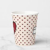 楽しいスタイリスト スイートハートパーティー用品テンプレート 紙コップ (左)