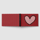 楽しいスタイリスト スウィートハートパーティー用品テンプレート ゲストブック (全面)