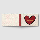 楽しいスタイリスト スウィートハートパーティー用品テンプレート ゲストブック (全面)