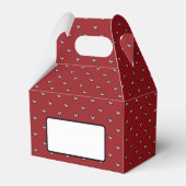 楽しいスタイリスト スウィートハートパーティー用品テンプレート フェイバーボックス (裏面サイド)