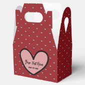 楽しいスタイリスト スウィートハートパーティー用品テンプレート フェイバーボックス (オープン)