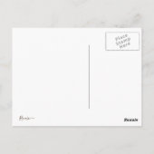 楽しいストライプテープのクリスマス写真(ポストカードの裏) ポストカード (裏面)