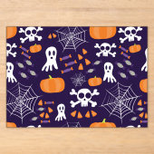 楽しいスパイキーハロウィーンキャラクター アクリル招待状 (正面)