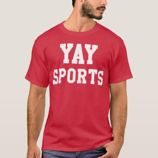 楽しいスポーツ勝利ポイントゴーガールTシャツ 面白い Tシャツ