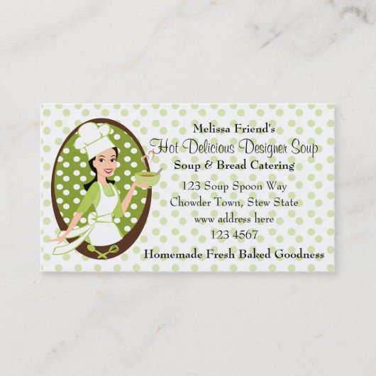 楽しいスープ 名刺 (正面)