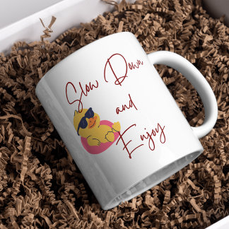 楽しいセルフケア リラックス ポジティブ 引用 コーヒー マグカップ