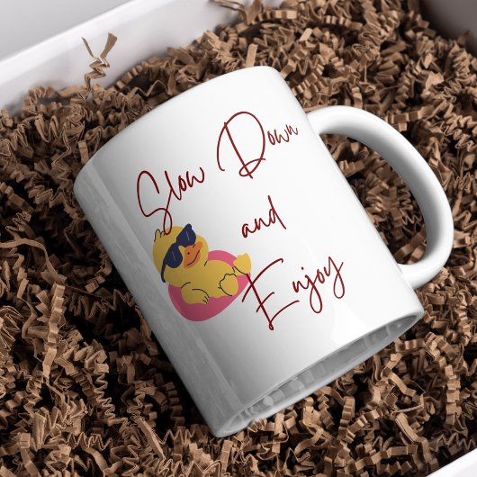 楽しいセルフケア リラックス ポジティブ 引用 コーヒー マグカップ