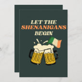 楽しいセントパトリックデーの始まり シーズンカード (正面/裏面)