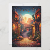 楽しいタコスとテキーラのウェディング　モノグラムボトル付き 招待状 (裏面)