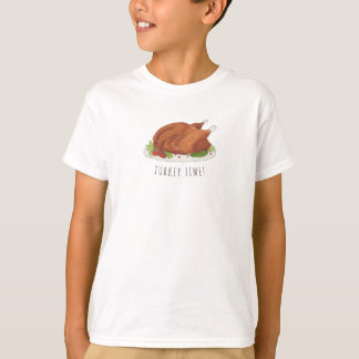 楽しいターキータイム 感謝祭 キッズ Tシャツ