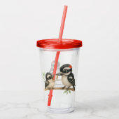 楽しいダウンウッドペッカー アクリルタンブラー (裏面)