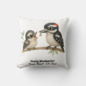 楽しいダウンウッドペッカー クッション (正面)