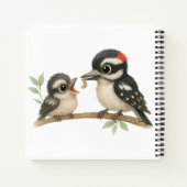 楽しいダウンウッドペッカー ノートブック (裏面)